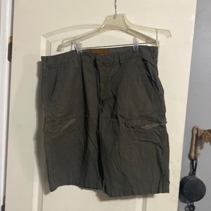army green shorts